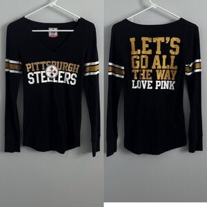 PINK Vintage Pittsburgh Steelers Tee Size M